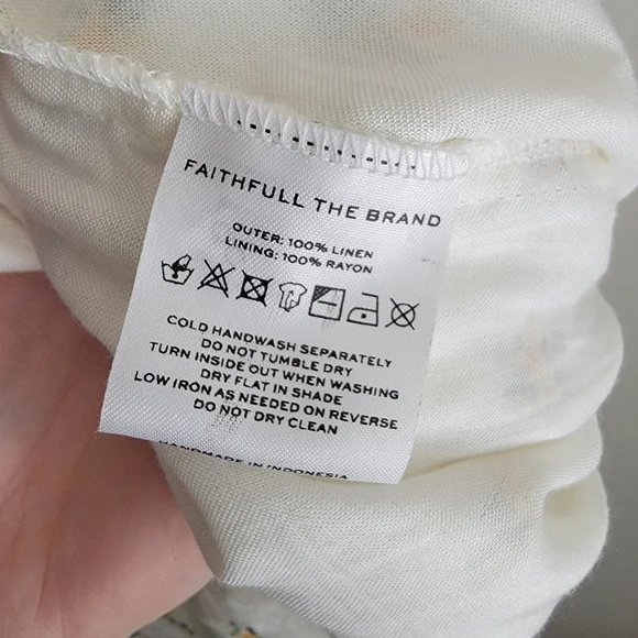 Faithfull the Brand Gianna Midi Dress in Carrie Floral size L NWT - Picture 9 of 11